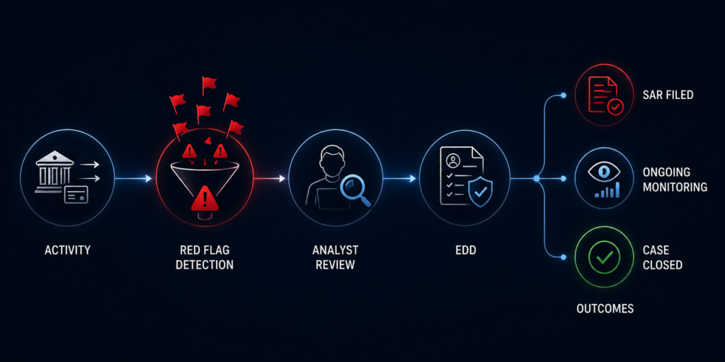 Practical takeaway on monitoring AML red flags